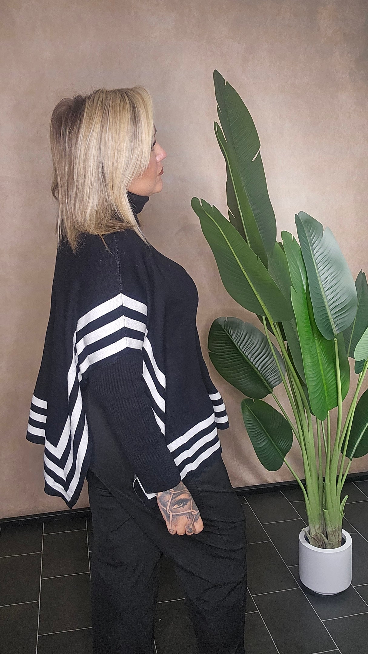 Poncho Pullover "Lina"