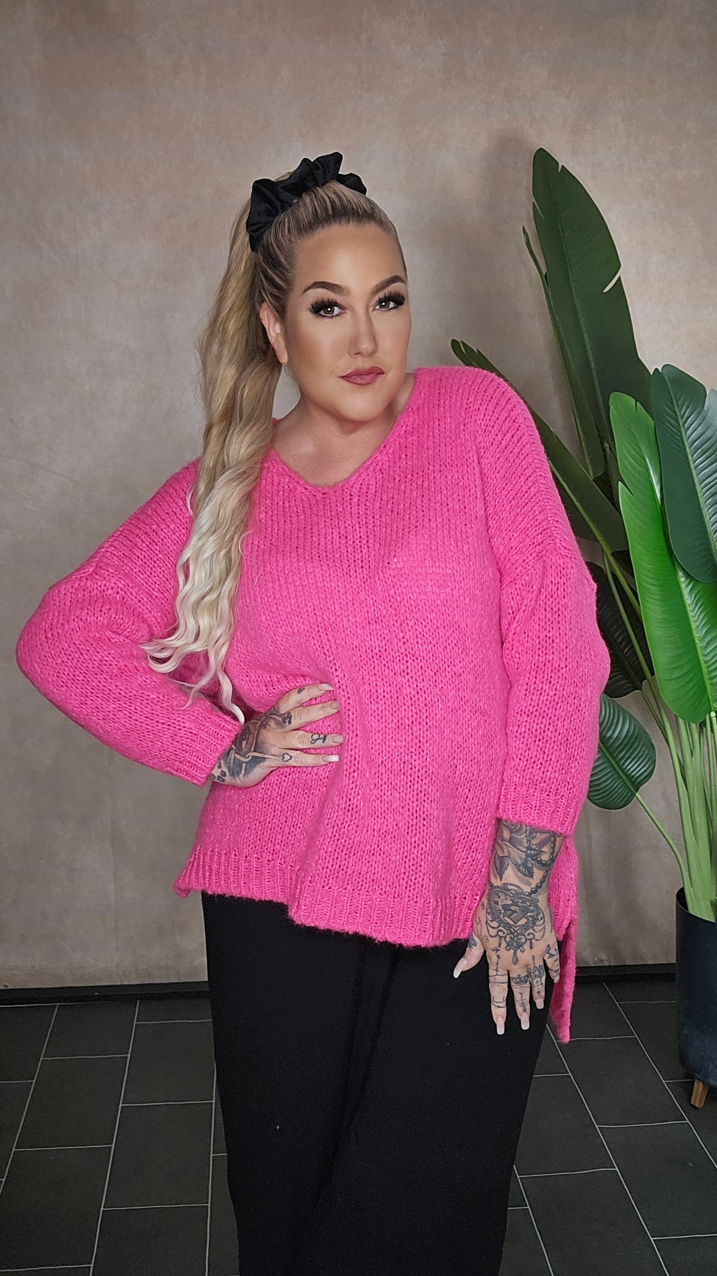 Pullover "Cozy Liv" in Pink