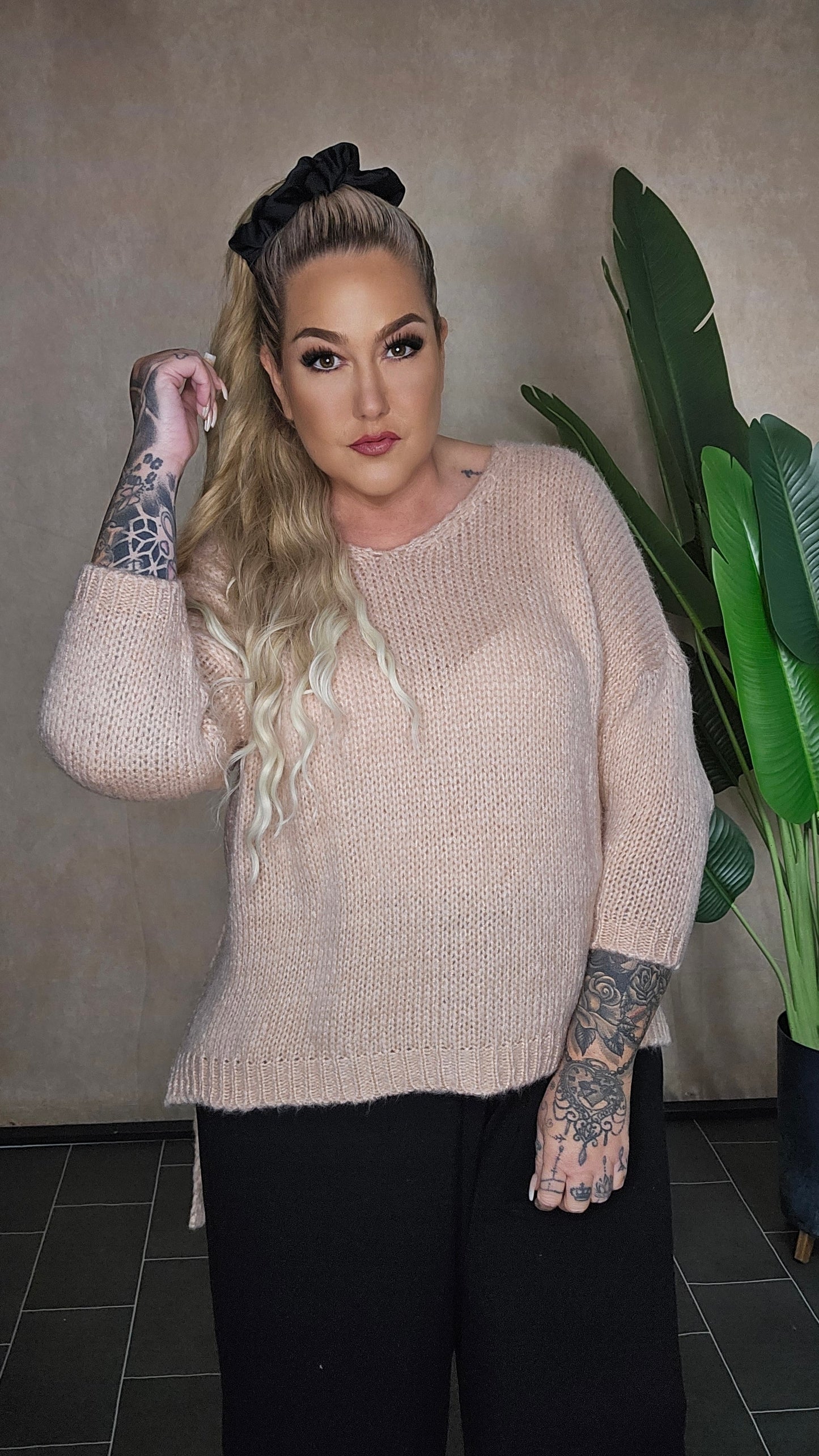 Pullover "Cozy Liv" in Blush