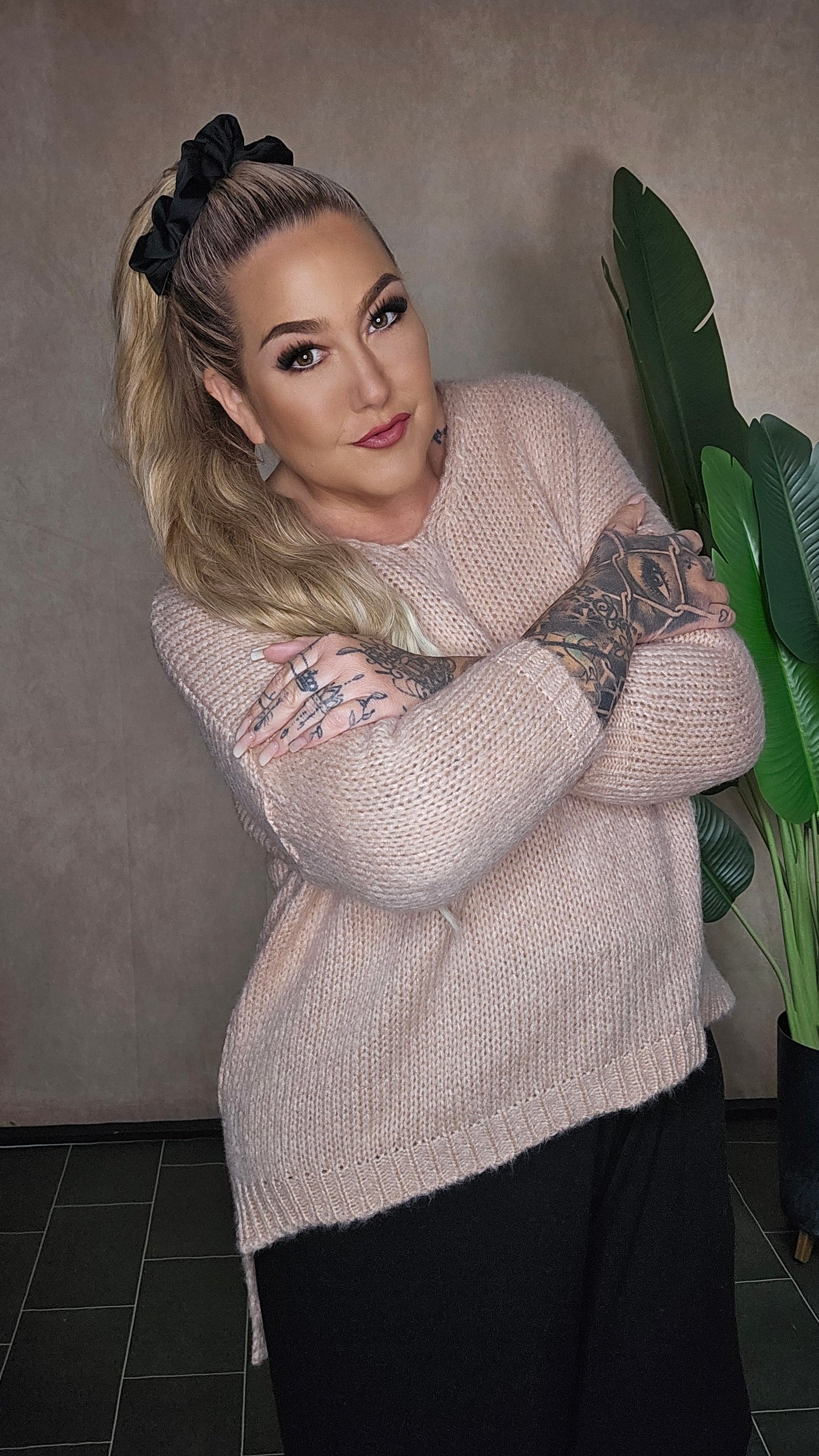 Pullover "Cozy Liv" in Blush