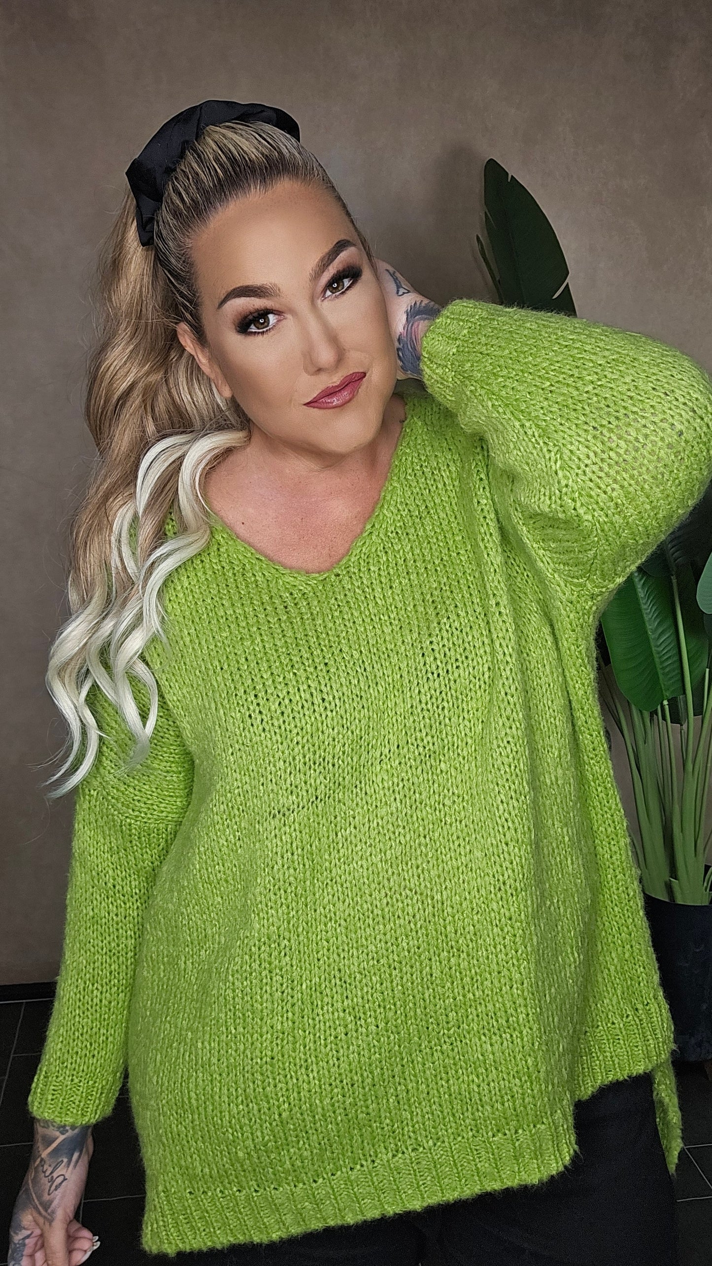 Pullover "Cozy Liv" in Apple Green