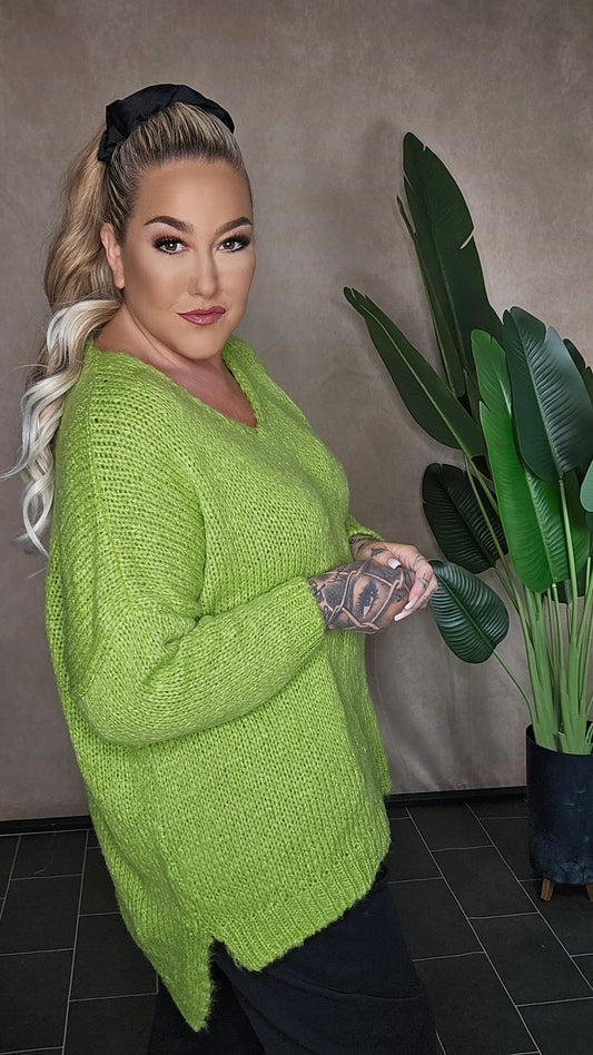 Pullover "Cozy Liv" in Apple Green