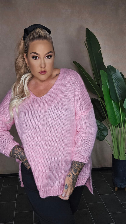 Pullover "Cozy Liv" in  Rosa