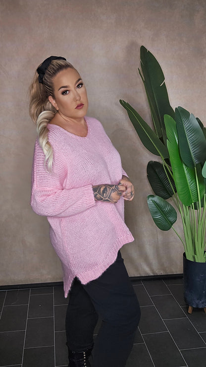 Pullover "Cozy Liv" in  Rosa