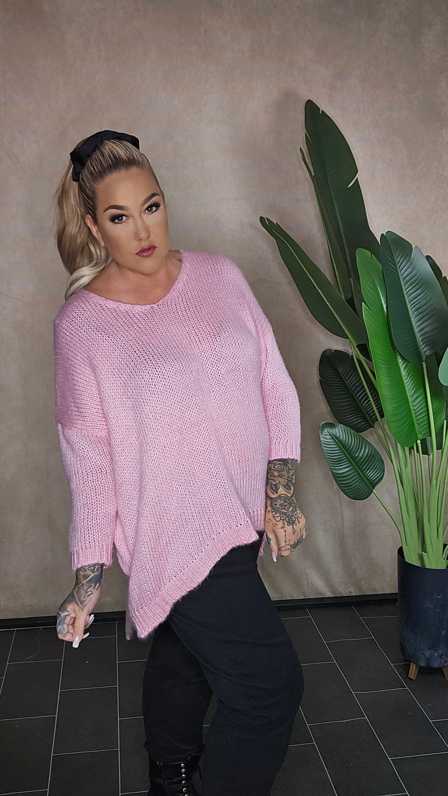 Pullover "Cozy Liv" in  Rosa