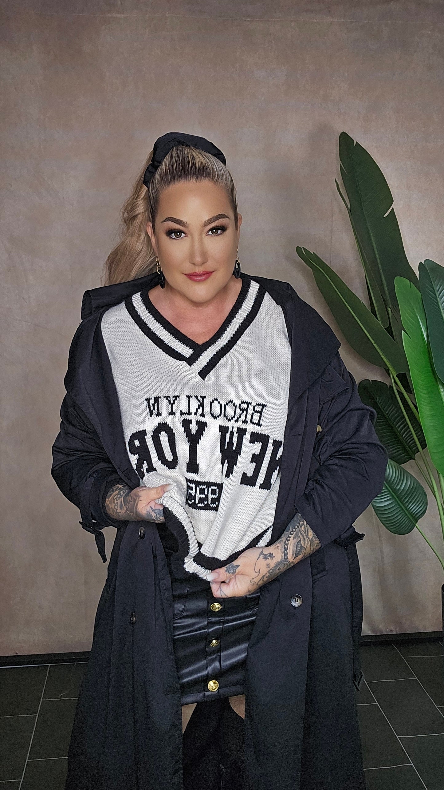 Crop Pullover "Brooklyn"  beige