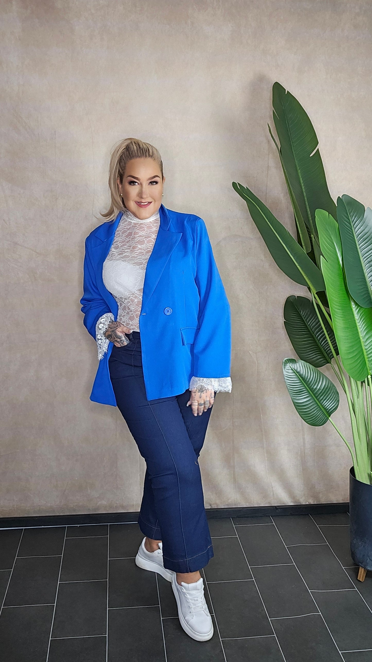 Blazer Royal Lace