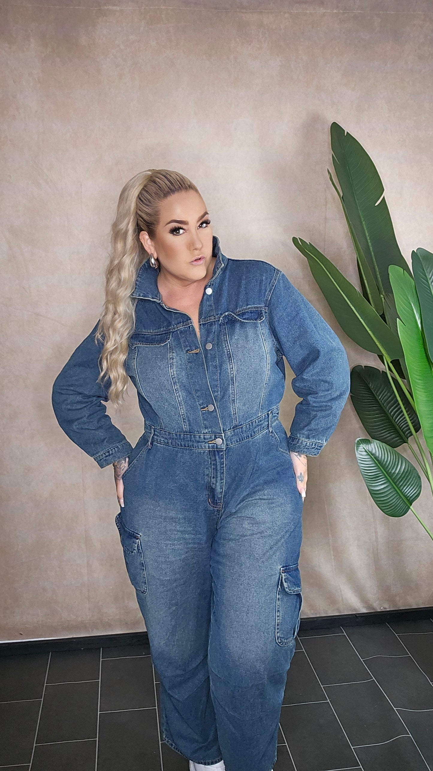 Overall Denim washed