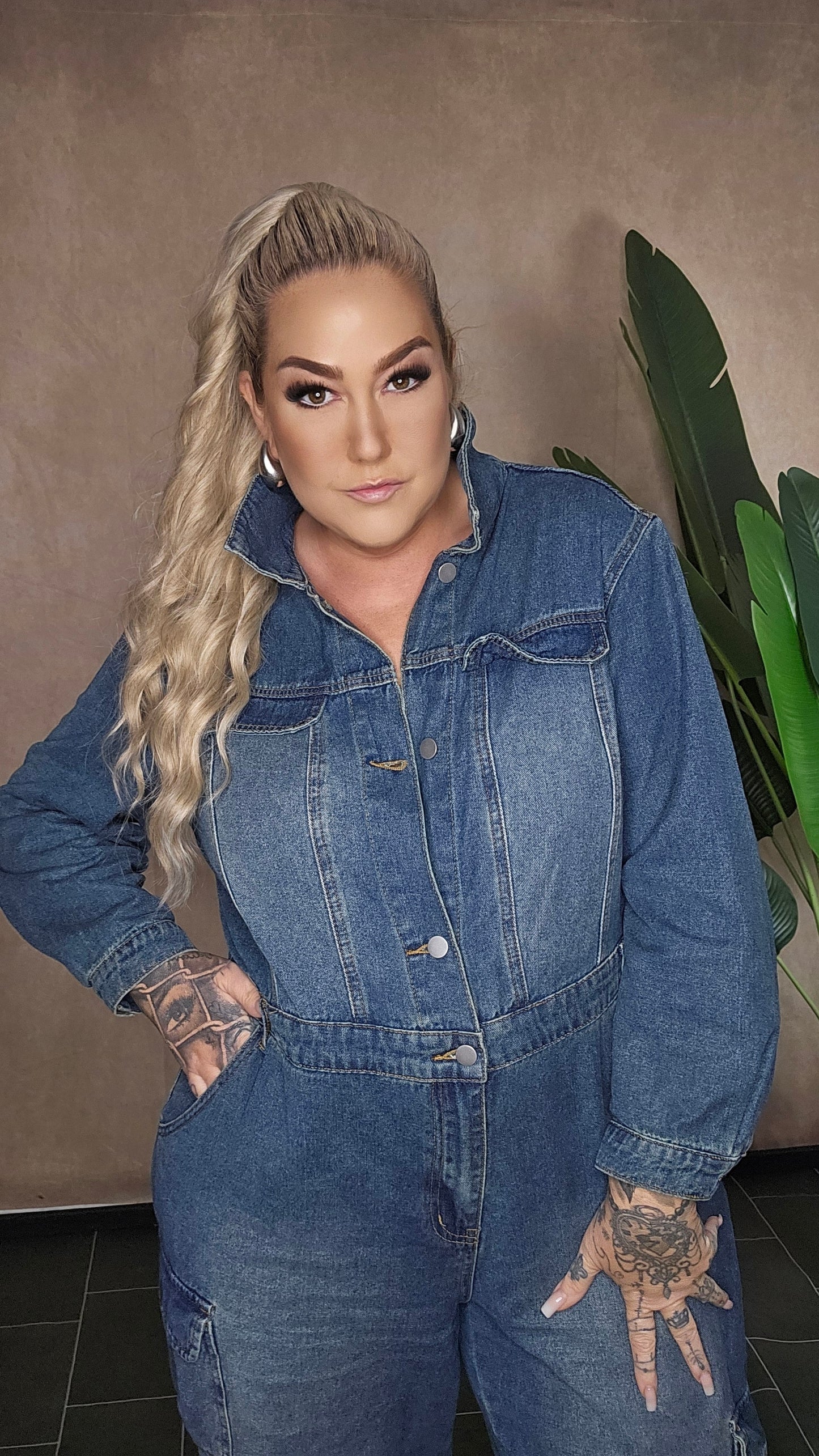 Overall Denim washed