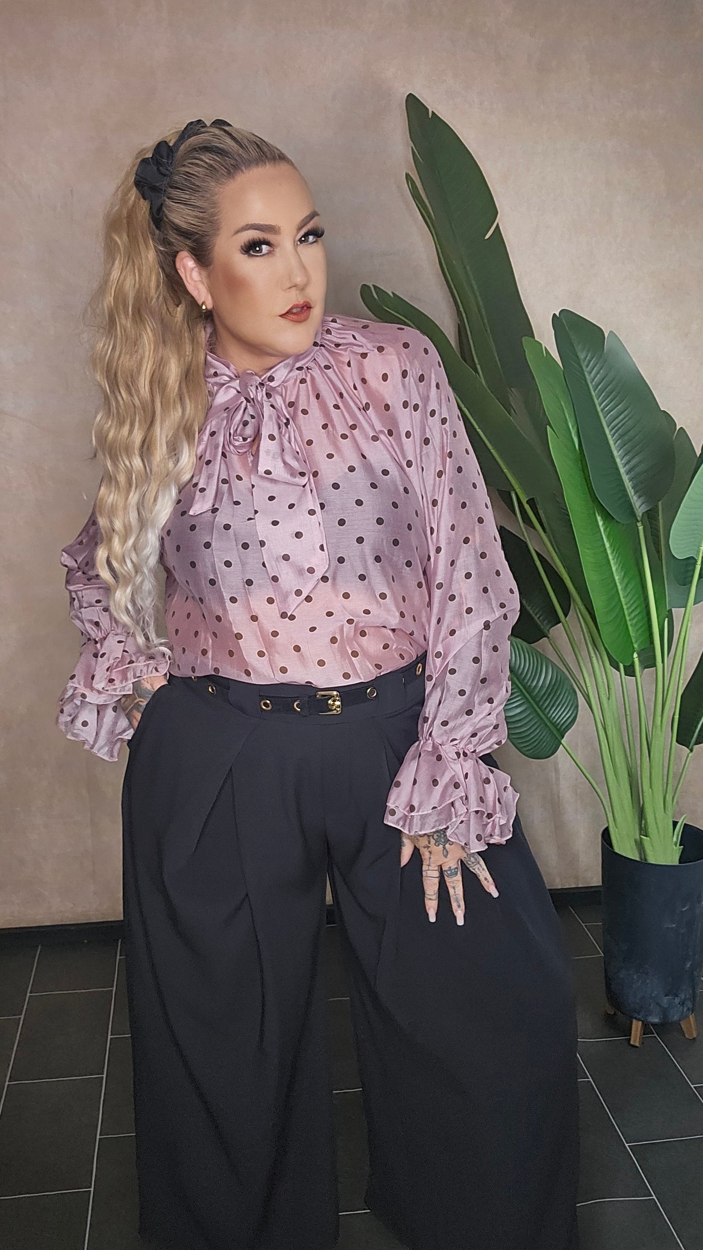 Bluse ChiffonLove Rosé