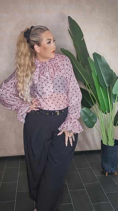 Bluse ChiffonLove Rosé