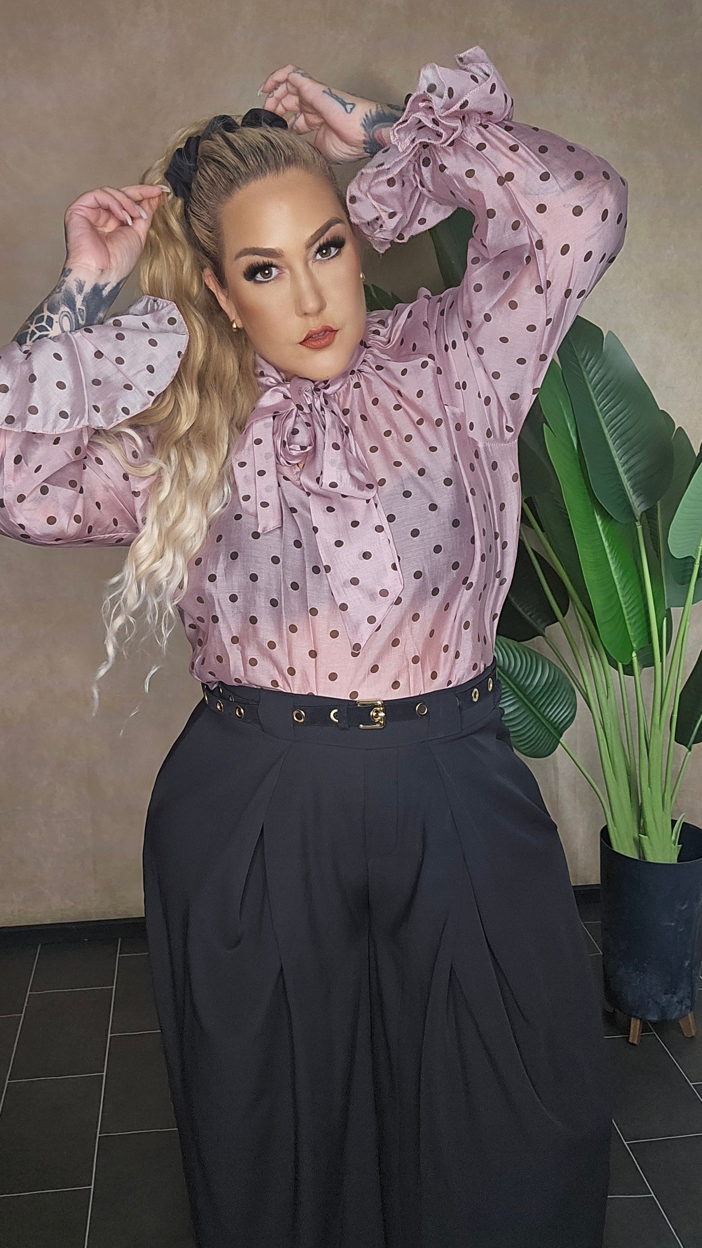 Bluse ChiffonLove Rosé