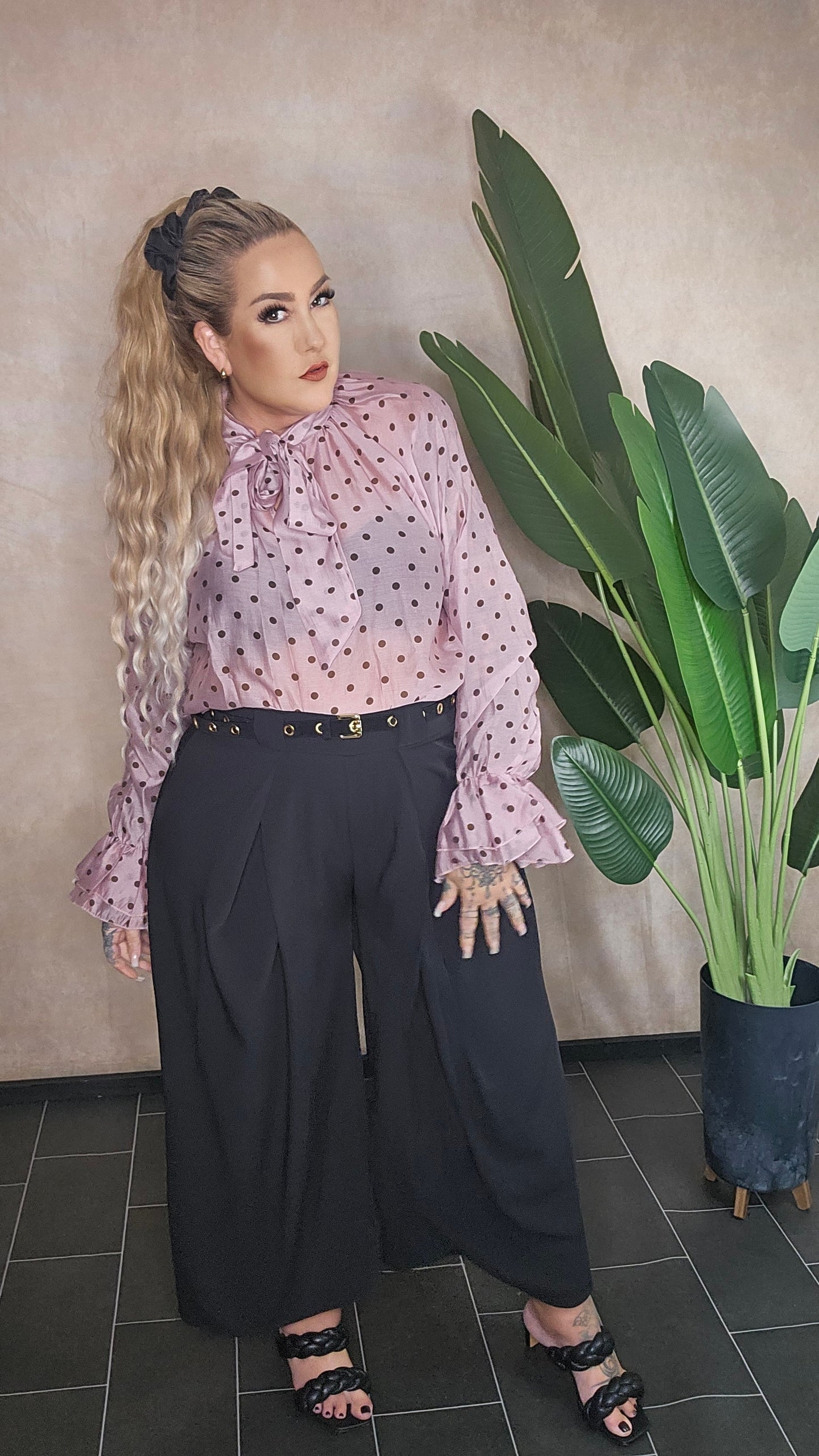 Bluse ChiffonLove Rosé