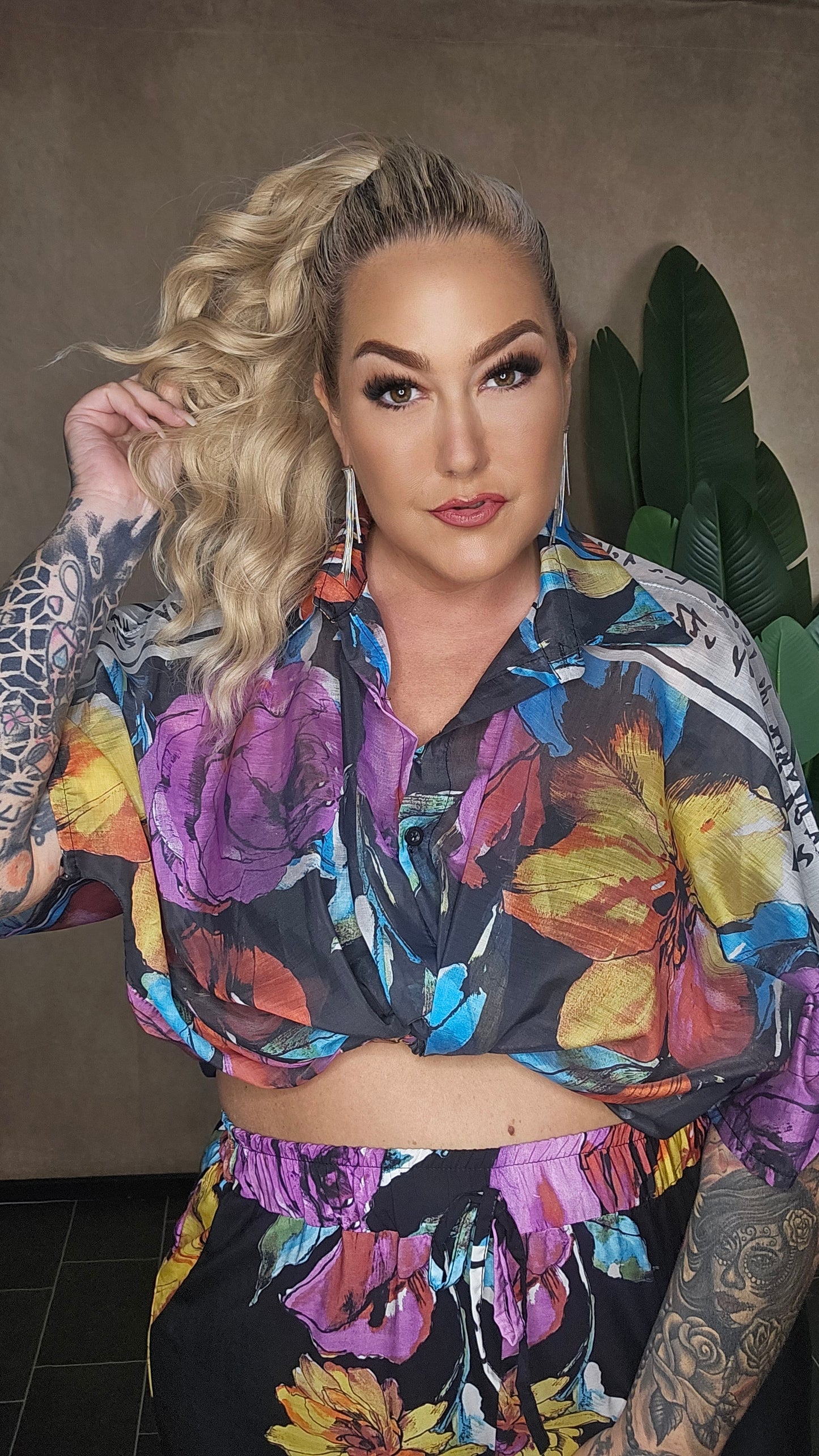 Fleur de Nuit Bluse