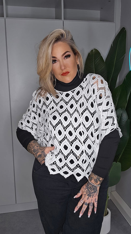 Häkel Shirt in 3 Farben