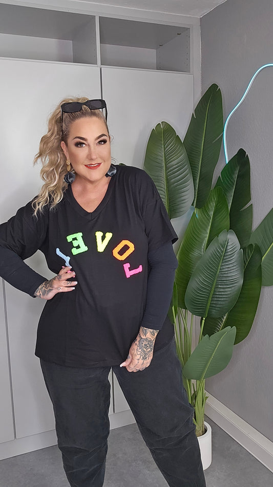 Lovely  Shirt schwarz
