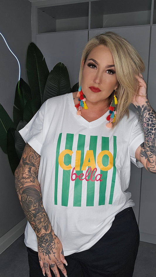 Shirt Ciao Bella Grün