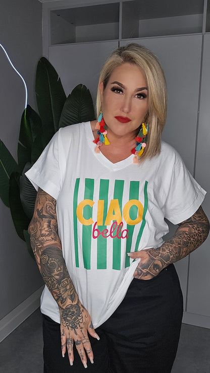 Shirt Ciao Bella Grün