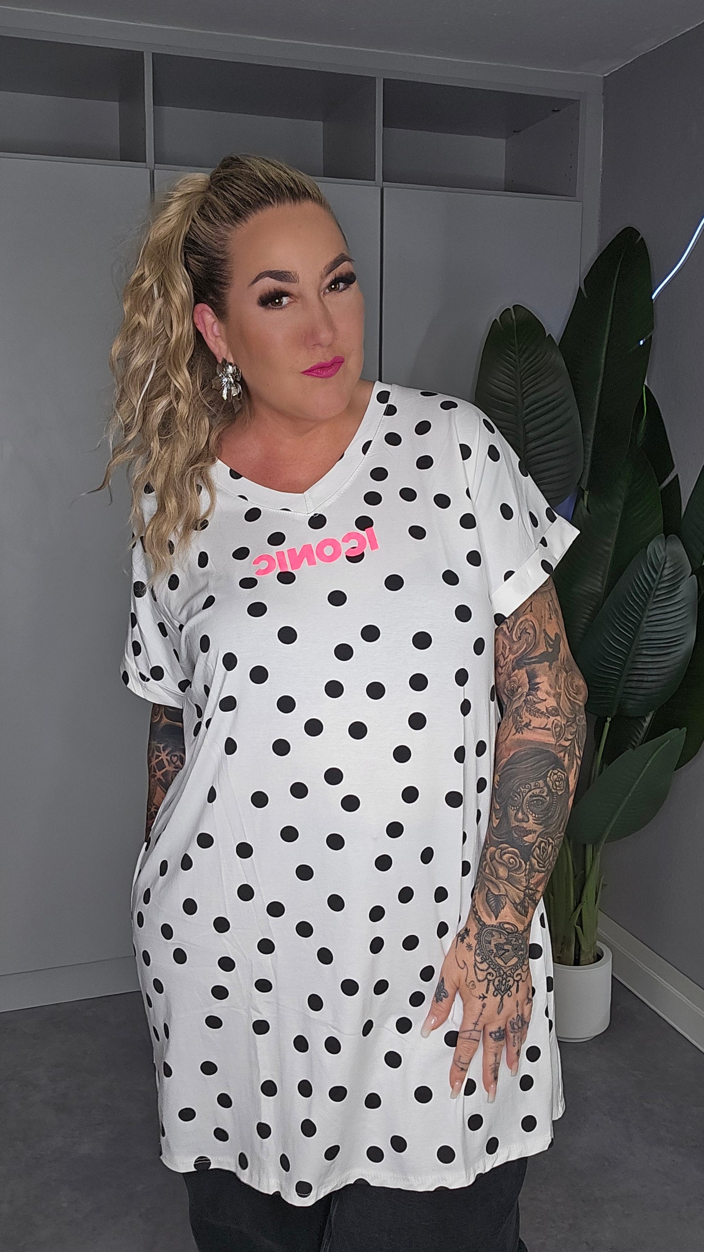 Iconic Kleid Punkte