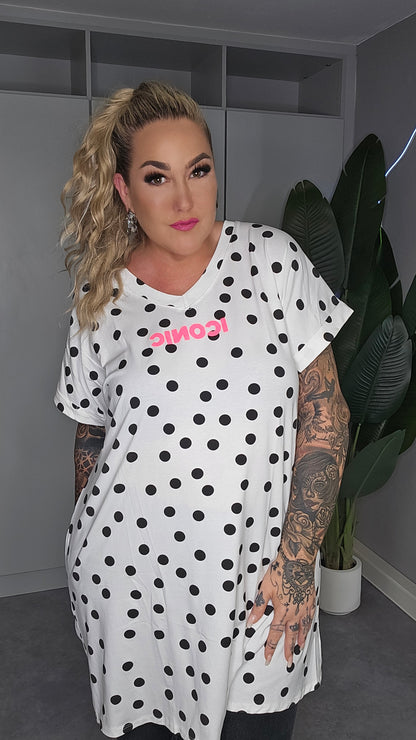 Iconic Kleid Punkte
