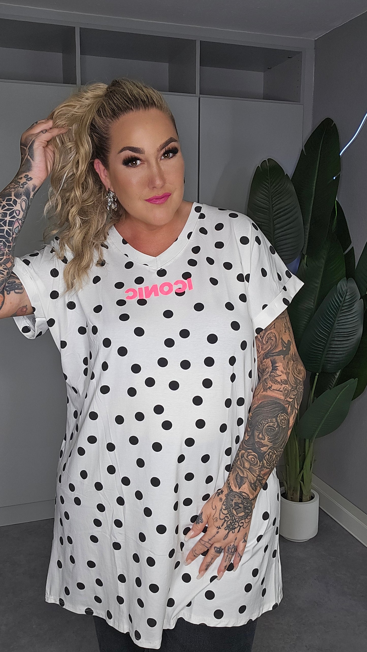 Iconic Kleid Punkte