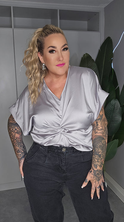 Satin Bluse Liu