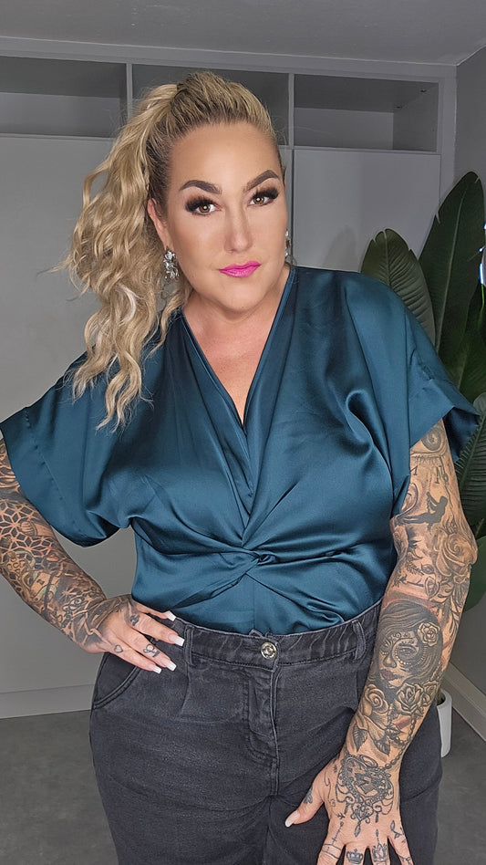 Satin Bluse Liu