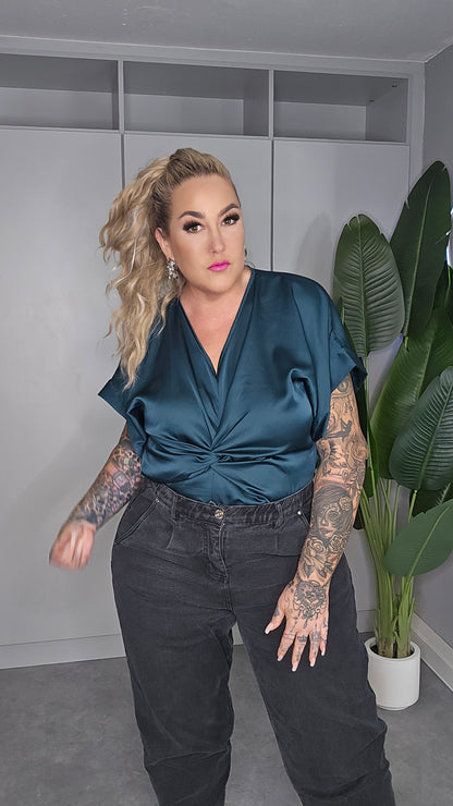 Satin Bluse Liu