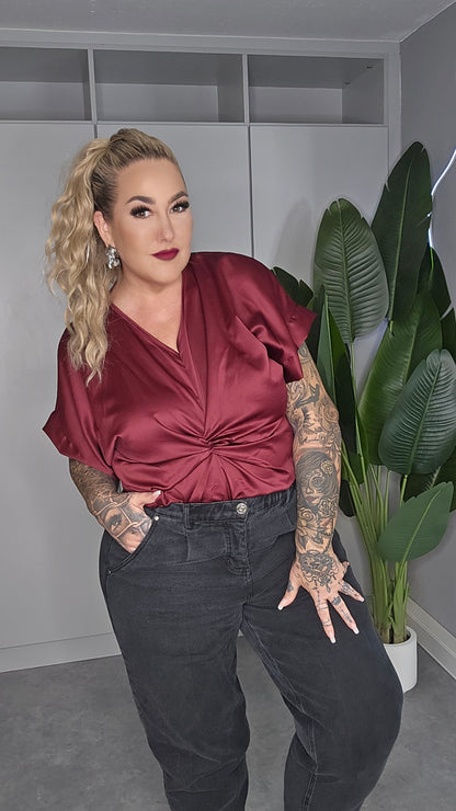Satin Bluse Liu