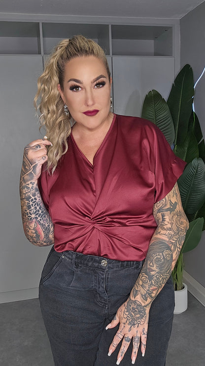 Satin Bluse Liu