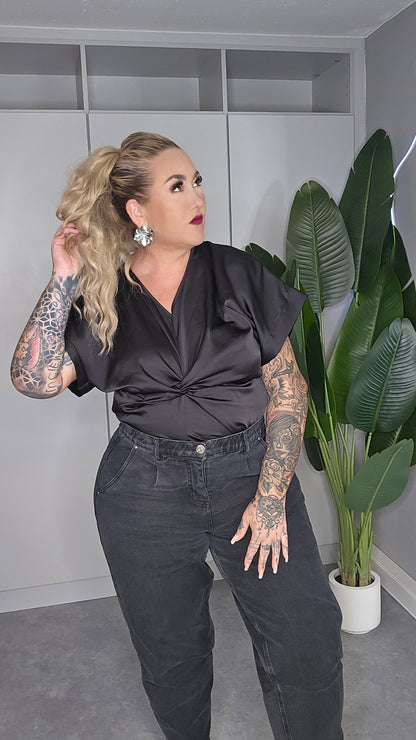Satin Bluse Liu