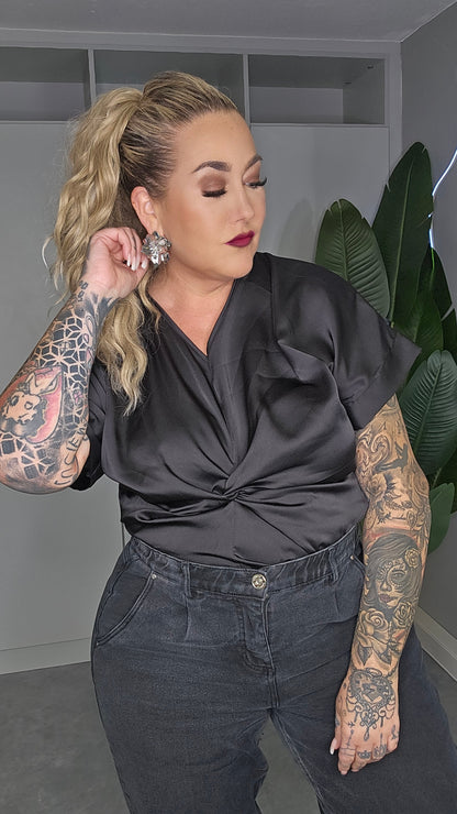 Satin Bluse Liu