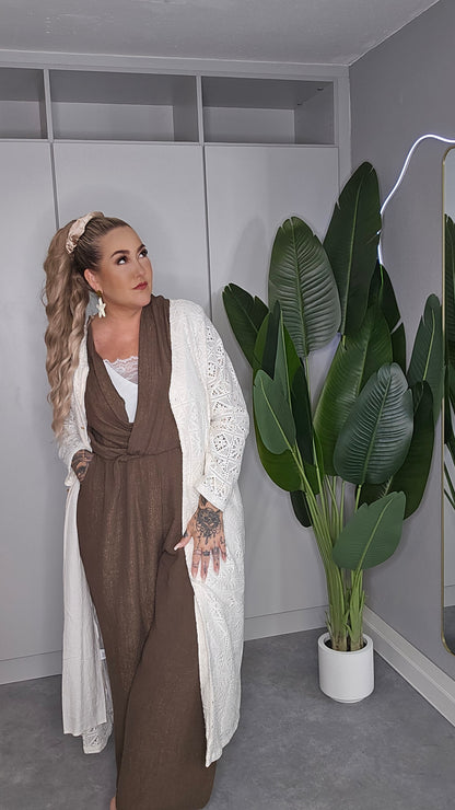 Jumpsuit Kayla Schokobraun