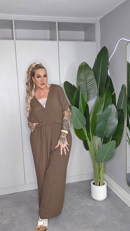 Jumpsuit Kayla Schokobraun