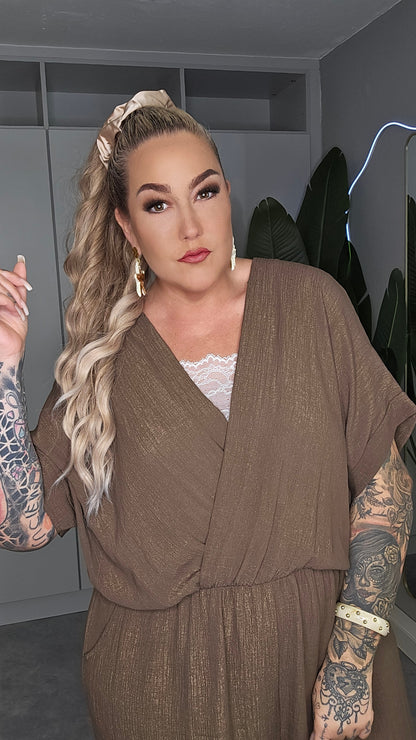 Jumpsuit Kayla Schokobraun