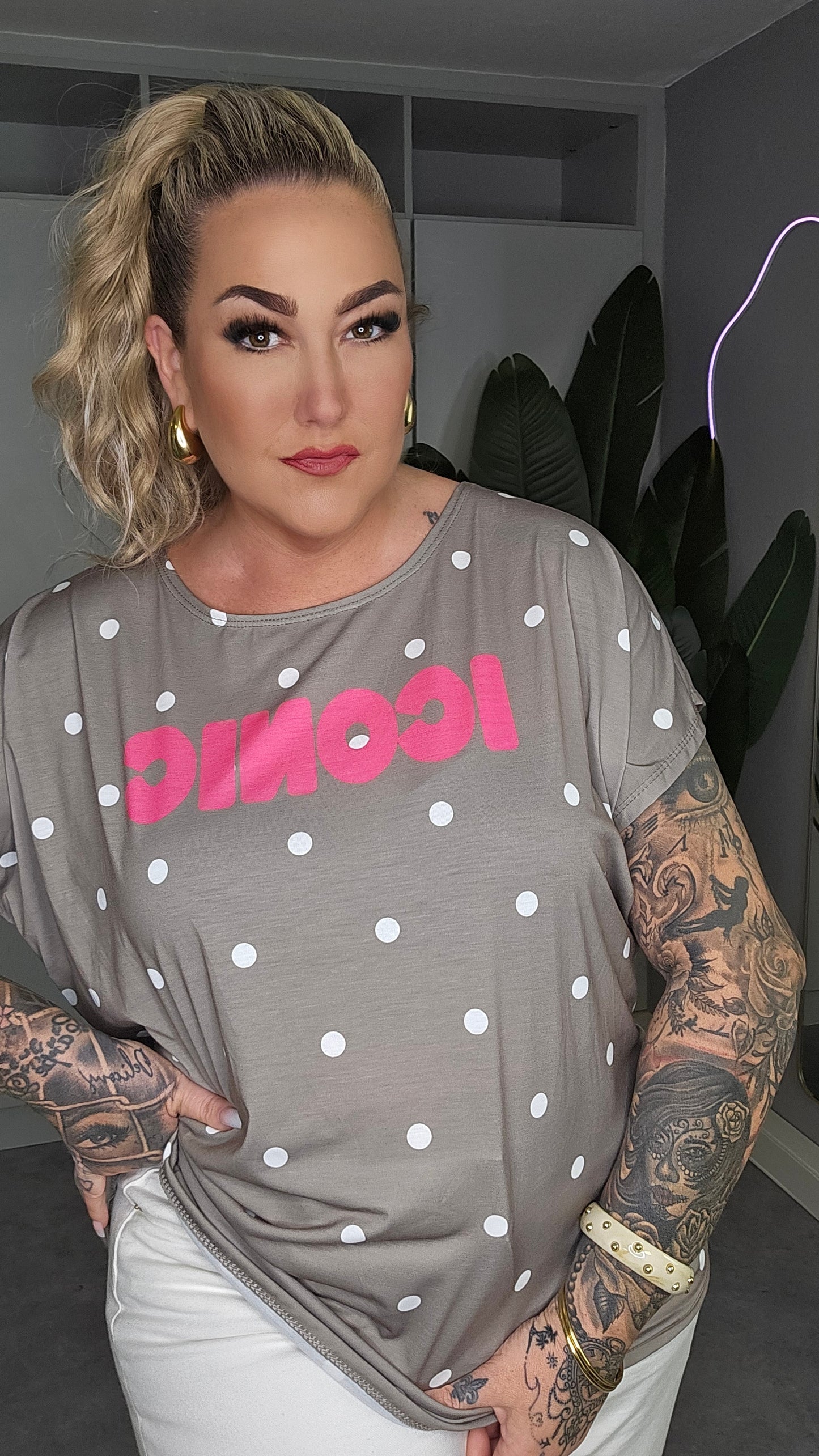 Oversize Iconic Dots Shirt