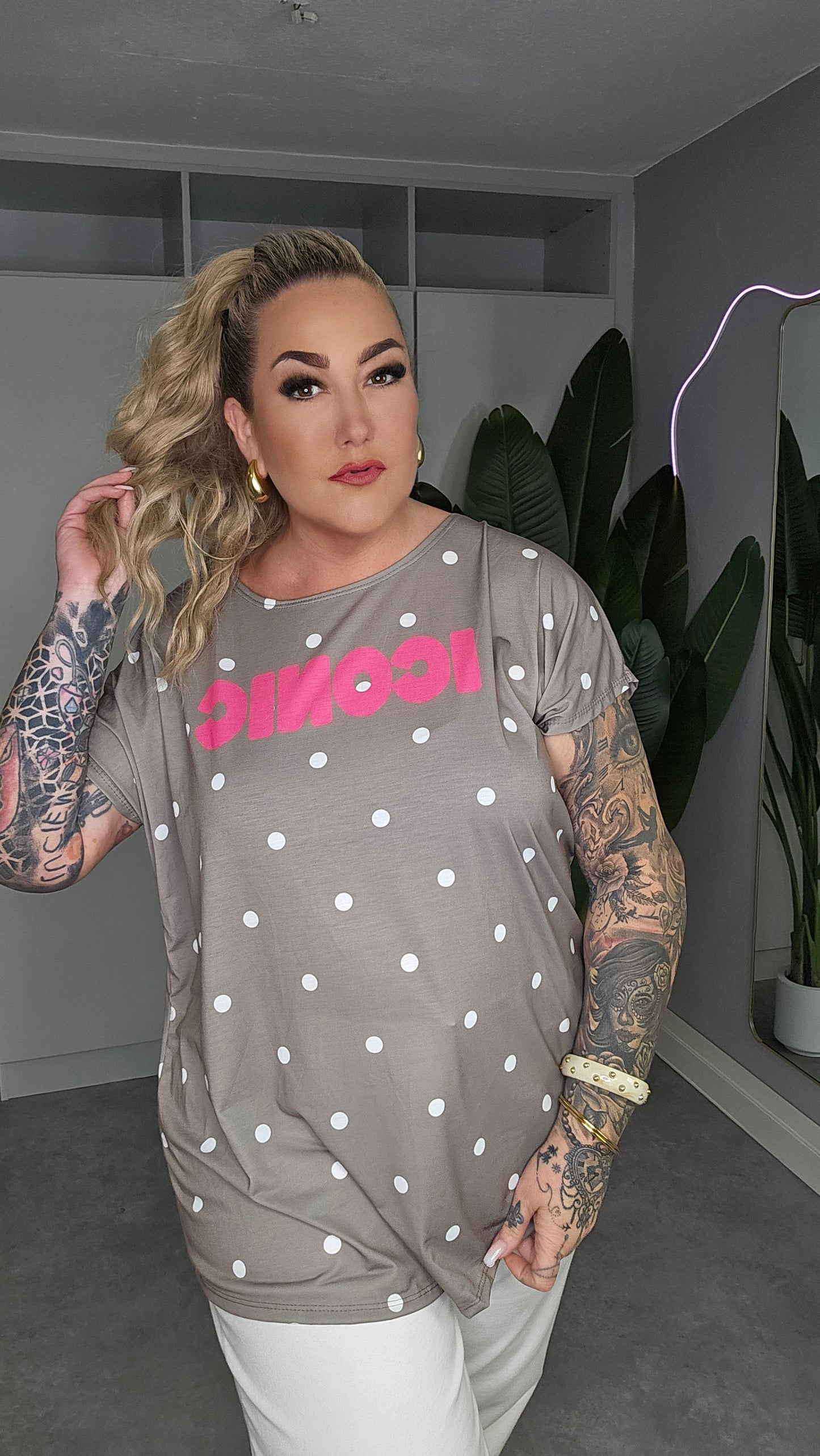Oversize Iconic Dots Shirt