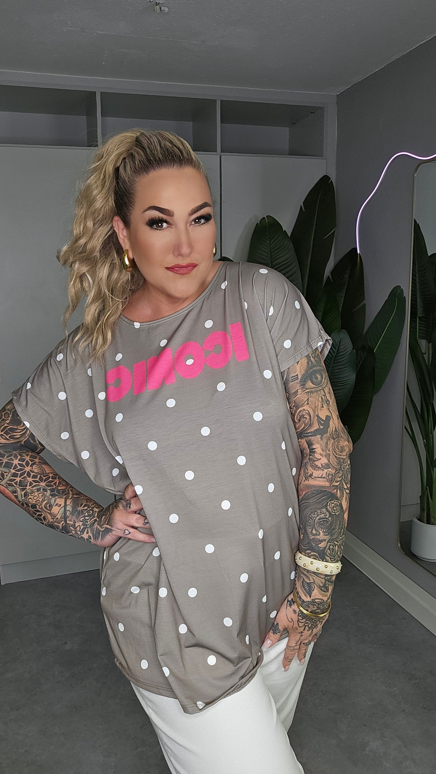 Oversize Iconic Dots Shirt