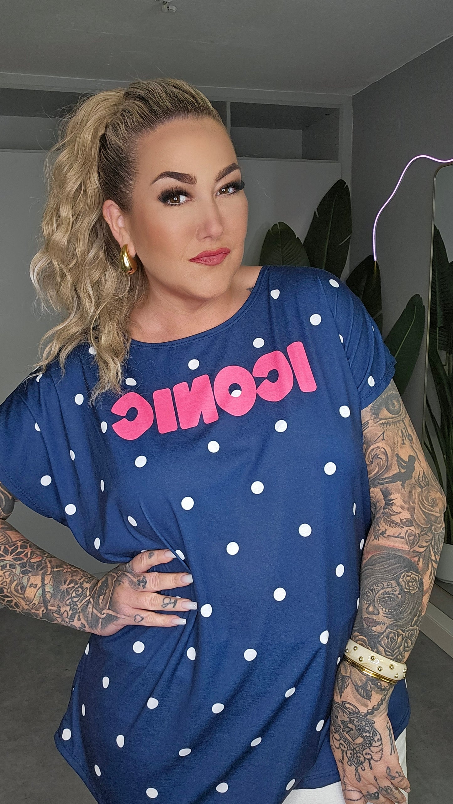Oversize Iconic Dots Shirt