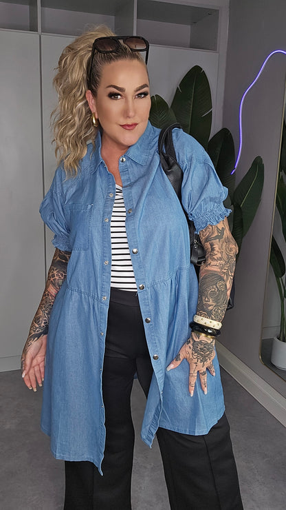 Jeans Kleid Tunika