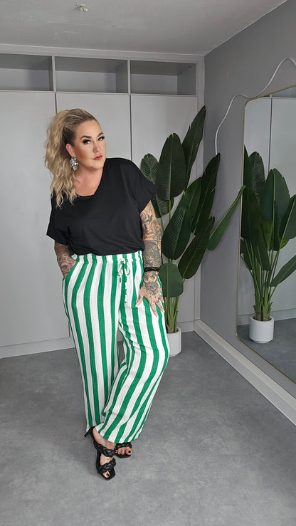 Musselin Hose Verde
