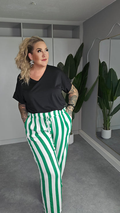 Musselin Hose Verde