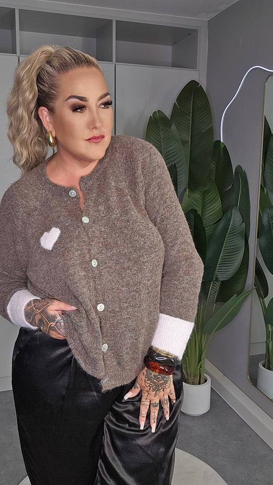 Cardigan mit Herz