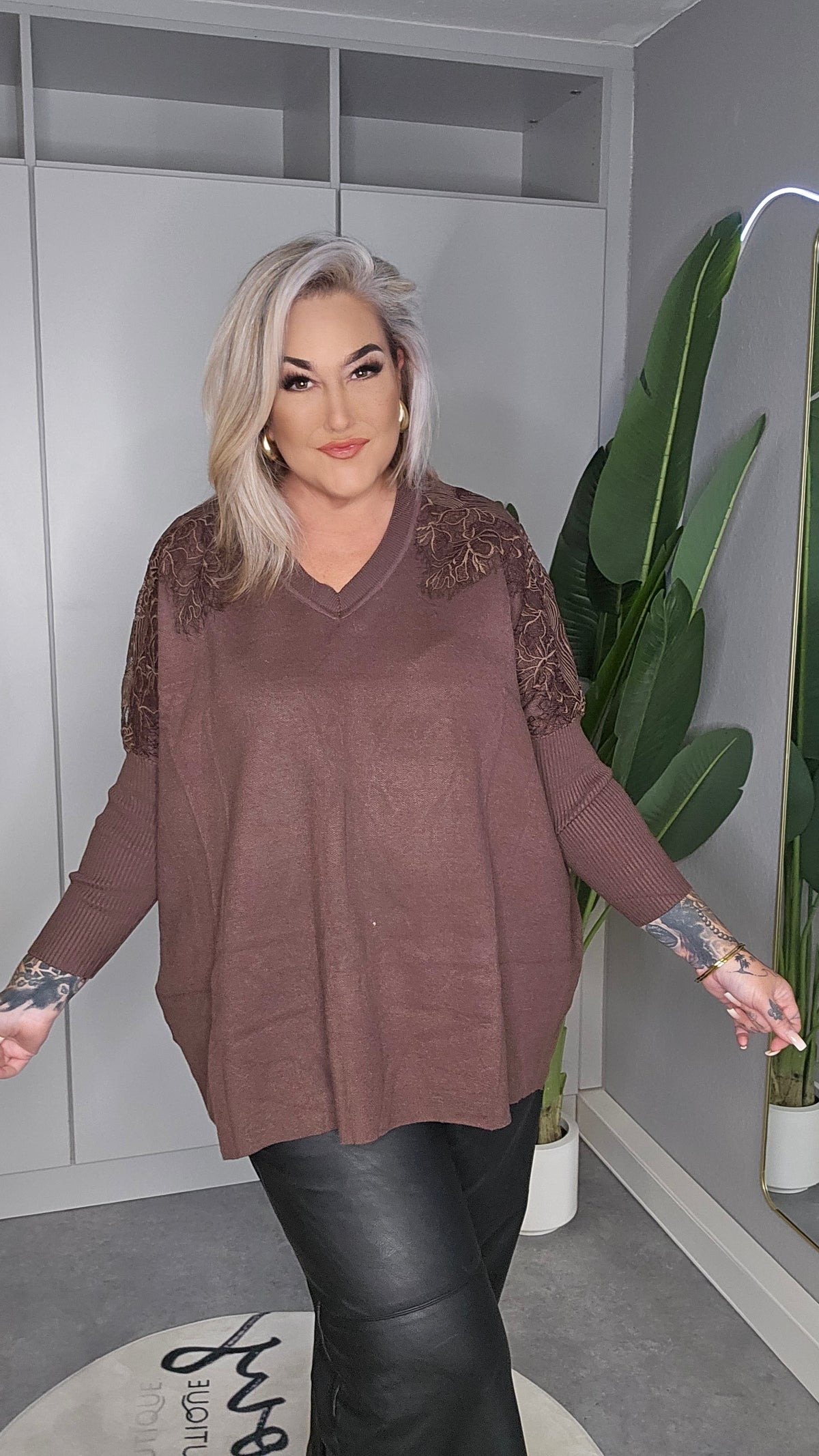 Oversized Pullover POM 716