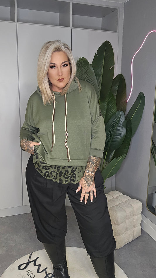 Leo Kapuzenshirt Khaki