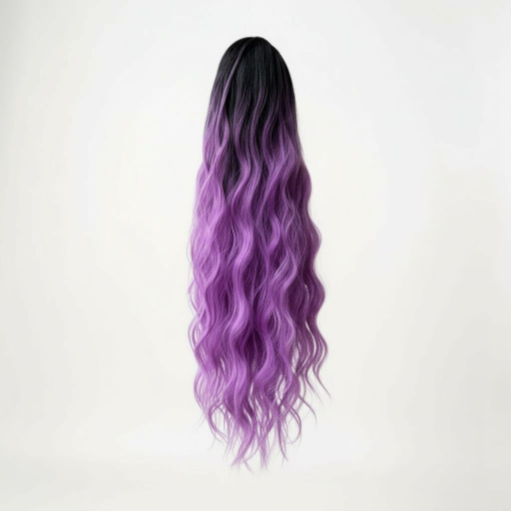 Elegantes Haarteil in Lilac für voluminöse Hochsteckfrisuren und besondere Anlässe