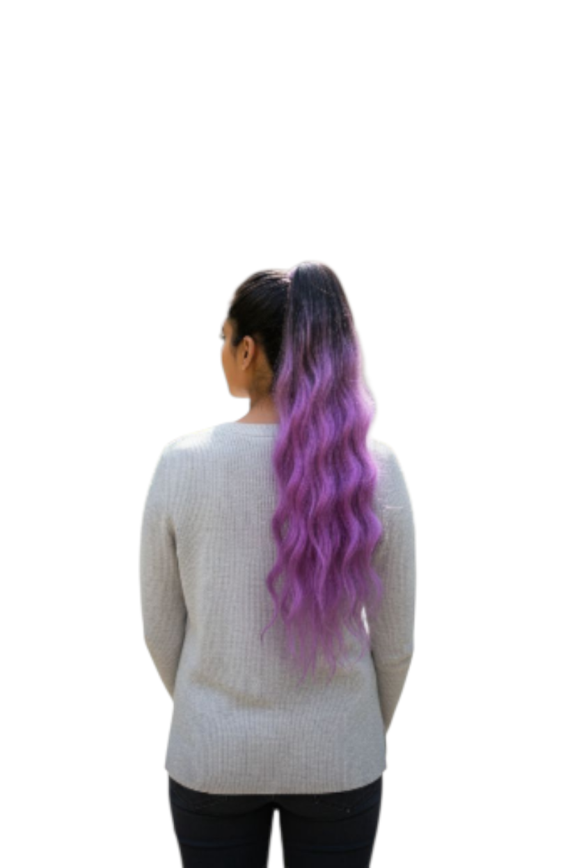 Lilac elegance Haarteil – hochwertiges Haarschmuck-Accessoire in zartem Flieder für vielseitige Styling-Optionen