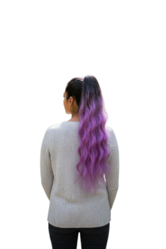 Lilac elegance Haarteil – hochwertiges Haarschmuck-Accessoire in zartem Flieder für vielseitige Styling-Optionen