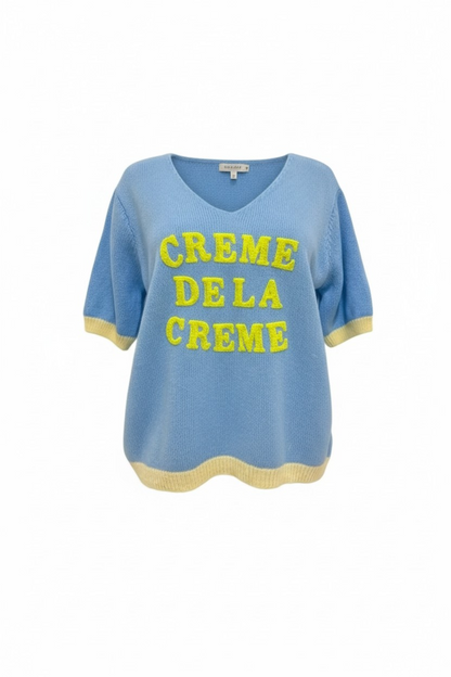 Shirt "creme de la"