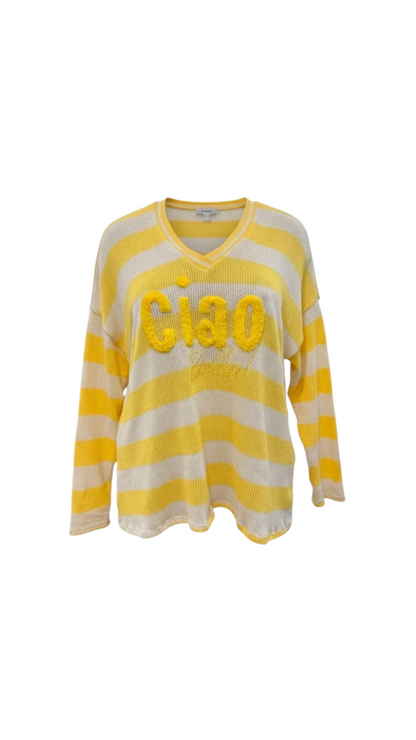 Strickpulli Ciao gelb